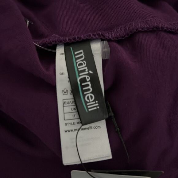 Mariemeili Purple Knit Swim Coverup 3 Way Styling woman Size Small Strapless - Picture 3 of 6